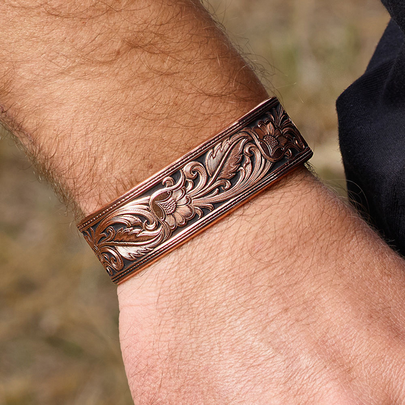1pc Fashion Western Punk Style Alloy Leather Ship Wheel Cuff Bracelet  Suitable For Men's Daily Wear | SHEIN USA